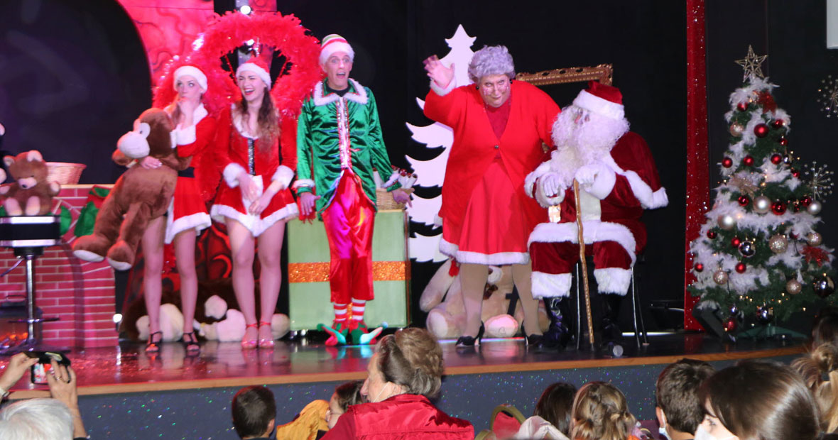 magie de Noel sur scene